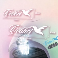 XIII SYM CLBCU Colibri Hummingbird Shape Decoration Car Sticker