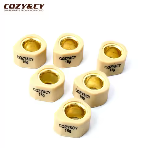 6pc Racing Roller Set / Variator Weights 20x15mm 8g 10g 13g 15g 19g For Honda 125 Aero Lead NH Panth