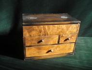 【老時光 OLD-TIME】早期二手日本進口木製針線箱裁縫箱