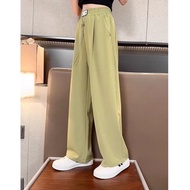 HYS Kids Pants Girl Baby Pants Girl Kid Pants Wide Leg Pants Female Summer New Korean Style Children
