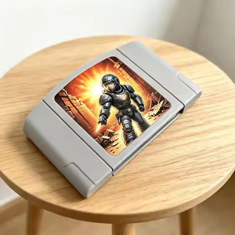 Group13 Mega Man 64 For N64 Cartridge USA EUR Game Card Tested Working 64bit Gray Housing Support Cu