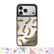 CASETiFY Mobile Phone Case | Banana Pattern (Black Signature) [Andy Warhol] For iPhone Samsung Genui