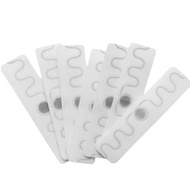 Washable UHF RFID Tag Hot Melt Glue 10pcs Woven Fabric Laundry Tag for Garment Washing Management