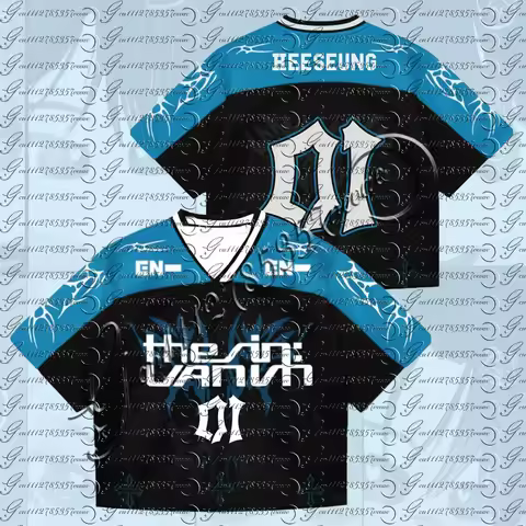 ENHYPEN "THE SIN VANISH" Baseball Jersey, Unisex Oversized Kpop Streetwear Fans Casual Mesh Top