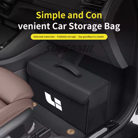 Car Trunk Organizing And Storage Box For LEADING IDEAL Li Auto One L6 L7 L8 L9 MEGA One i8 Automobil