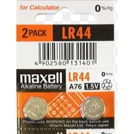 Maxell LR44 Button Cell  2PCS / 10PCS- Ship Fr Msia