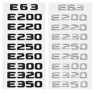 Car Trunk Letters Logo Emblem Badge Decals Sticker For Mercedes Benz E Class E200 E220 E230 E250 E26