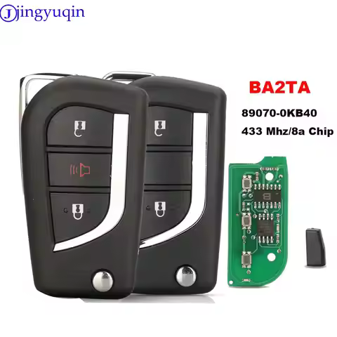 jingyuqin Remote Car Key Control p/n 89070-0KB40 FCCID: BA2TA For Toyota Hilux 2015 2020 8A Chip 433