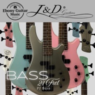 J&D Bass Guitar 24 Fret PJ Bass