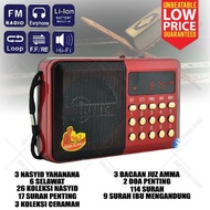 [READY STOCK]JOC Radio FM Digital AL-Quran 8GB & 30 Juzuk Dan Terjemahan