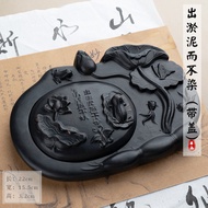 Inkstone Chengmu inkstone inkstone inkstone Calligraphy Dedicated Natural Grinding Ink Stick Ink Bru