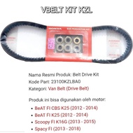 VBELT BEAT F1 K25 CBS SCOOPY F1 SPACY F1 Belt Drive Kit 23100KZLBA0