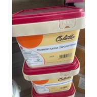 Strawberry Flavour Compound Topping For Donut