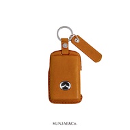 เคสกุญแจรถยนต์ MAZDA หนังวัว Italian Calfskin (Handmade จัดส่งใน 7-10 วัน)