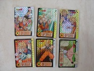 [日版] Dragonball Z 龍珠 6閃卡 本彈24 白卡 連閃咭 悟空 比達 布歐 (由盒內取出) Made in Japan