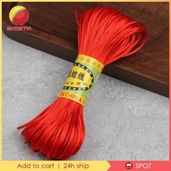 [Baosity1] Chinese Knot Thread, Chinese Knotting Cord, Multipurpose 1.5mm Satin String, Satin Cord for Necklaces Macrame Bracelets