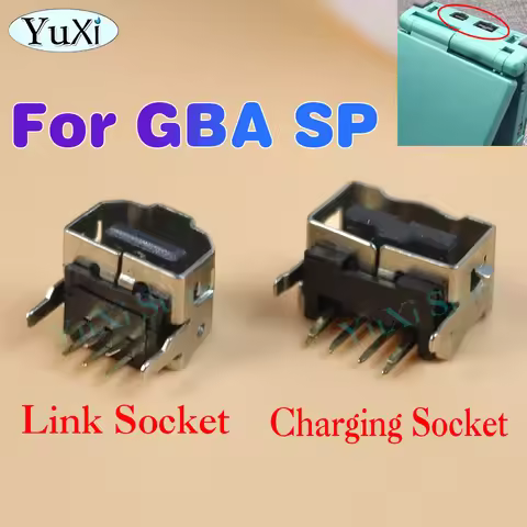 1Pc Power Socket Charging Port Link Connector For GBA SP Charger Jack Port For Nintend Gameboy Advan