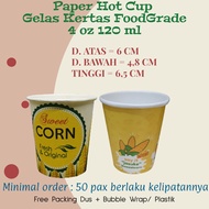 Paper Hot Cup 4 oz 120 ml Gelas kertas Jasuke UMKM