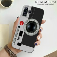 HP REALME C51 2023 - Softcase Pro Camera Bumper Protector Silicone Tpu Case Macaron Motif - Camera P