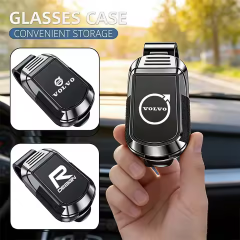 Car Sunglasses Storage Clip Sun Visor Clamp Interior Accessories For Volvo T6 EM90 CX70 Rdesign Oles