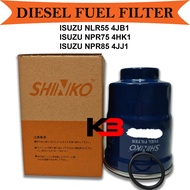 ISUZU LORRY TRUCK NLR55 4JB1, NPR75 4HK1, NPR85 4JJ1 DIESEL FUEL FILTER ( 8-98037480-0 )