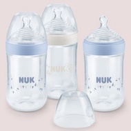 Botol NUK Nature Sense 5oz & 9oz 💯Original NUK Feeding Bottle Silicone Teat Wide Neck | Botol Susu N