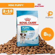 Royal Canin SHN Mini Puppy Age 2 to 10 Months Dry Dog Food 8kg - PetMate size health nutrition small breed puppies