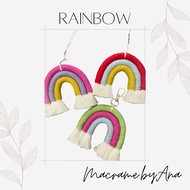 Rainbow Macrame Keychain 🌈 *PRE ORDER*