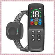 (WBNC) Electric Dog Training Collar with Sound Vibration Shock Lighting Waterproof Pet Bark Stopper