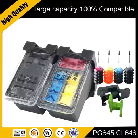 645XL 646XL PG645 CL646 XL Ink Cartridge Replacement for Canon PG-645 CL-646 PG 645 CL 646 Pixma MG2