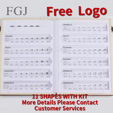 New Cubic Zirconia Diamond Carat Chart 11 Shapes Customize Comparison Chart Tools Set Ring Size Refe