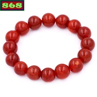 Red agate bracelet, from 8mm to 16mm, bead bracelet