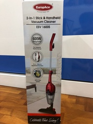 Brand New EuropAce 2 in 1 Stick Vacuum ESV1600S. 600W. Local SG Stock and warranty !!