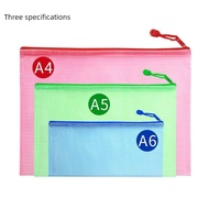 fail dokumen file organizer Tebal A4A5A6 beg fail kalis air lutsinar grid ritsleting beg fail simpan