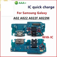 1X For Samsung Galaxy A02 A022 A022F A022M USB Charging Port Board Flex Cable Connector Parts Chargi
