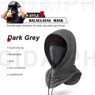 Blocks 98% UV Protection Face Mask - Drawstring Style Balaclava Ice Silk Sunscreen Hat