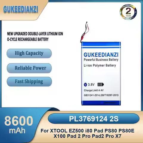 Battery For XTOOL EZ500 i80 PS80 PS80E X100 Pad 2 Pro X7 Car EZ300 EZ600 X6 P52 PS2 PS70 OBD TP150 T