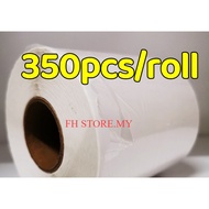 High Quality A6 Size Thermal Paper 350pcs Roll Clear Printing Sticker Full Glue Strong A6 Thermal Ro
