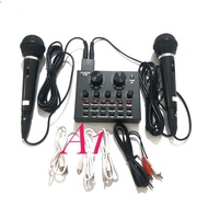Soundcard V8 Lengkap dengan mic Ori Mixer External Sound Audio Live Broadcastsound effect secara liveSinging