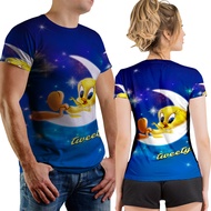 Tweety Tshirt Fullprint Polyester Jersey Material | Size SML XL XXL 3XL | PO 3 Days