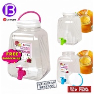 E-1512 Water and Juice Dispenser Drink Jar Bekas Air Tong Detergent Container Bekas Sabun 5 Ltr