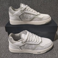 D DIOR DIOR b27 Cantonese Original Original Original Shoes Blast 1: 1 Cowhide Mesh Fabric 3D Electri