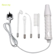 Skin Therapy Wand with 4 Tubes High Frequency Face Wand Portable High Frequency Facial Machine for A