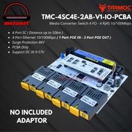 Tarmoc TMC-4SC4E-2A2B-V1-IO-PCBA | Media Converter 4 FO 4 LAN BOARD/ 4FO 4LAN | 4SC 4LAN / 4 SC 4 LA