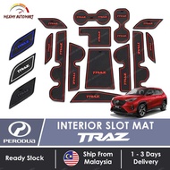 All-New Perodua TRAZ (D66B) Interior Slot Mat Anti Slip Waterproof Accessories Accessori Aksesori Ke