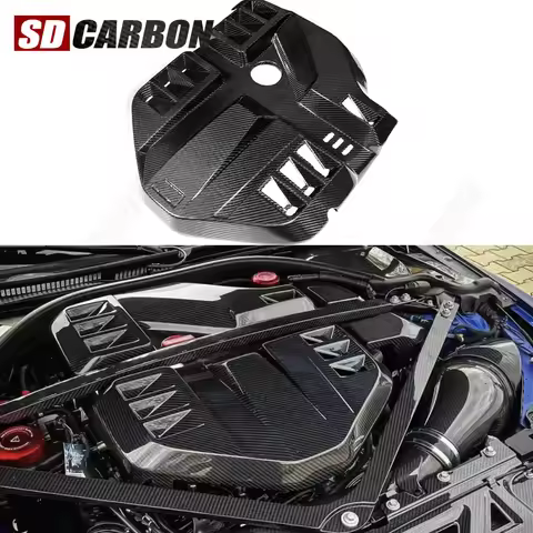 For BMW series M2 G87 M3 G80 M4 G82 Carbon fiber engine hood Replacement installation engine hood co