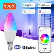 Graffiti Smart Bluetooth 5W E14 Pointed Bulb RGBCCT Dimming Color Matching Timing Dual Mode wifi Can