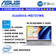 Itw | Asus Laptop Vivobook 15X OLED | i5-12500H | DDR4 8GB | 512GB SSD | UHD (X1503ZA-MA347WS)