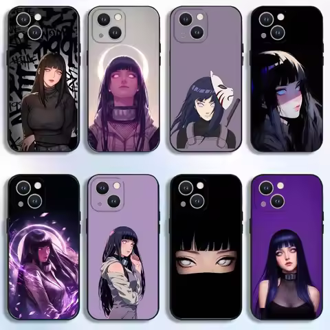 H-Hinata Anime H-Hyuga Phone Case For iPhone 16,15,14,13,12,11 Plus,Pro Max,XS,X,XR,SE,Mini,8,7,Soft