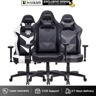 MUSSO Gaming Chair With Panther Embroidery, Adjustable Esports Computer Chair With Headrest And Lumbar Support